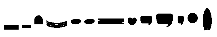 Surfbird Graphics Fill Font UPPERCASE