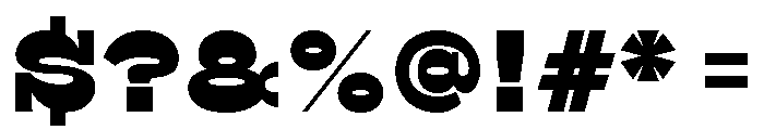 Surfbird Slab Black Font OTHER CHARS