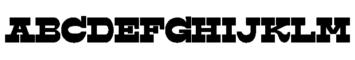 Surfbird Slab Black Font UPPERCASE