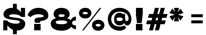 Surfbird Slab Bold Font OTHER CHARS