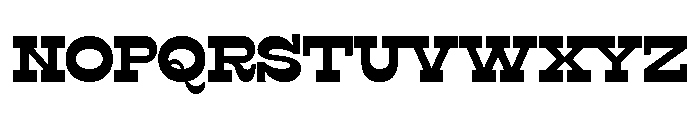 Surfbird Slab Bold Font UPPERCASE