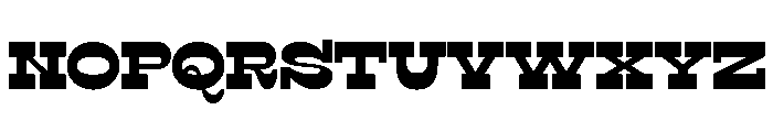 Surfbird Slab Bold Font LOWERCASE