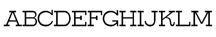 Surfbird Slab Light Font UPPERCASE