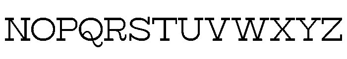 Surfbird Slab Light Font UPPERCASE