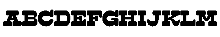 Surfbird Slab Round Black Font UPPERCASE