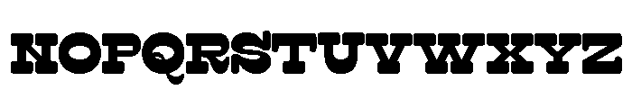 Surfbird Slab Round Black Font UPPERCASE