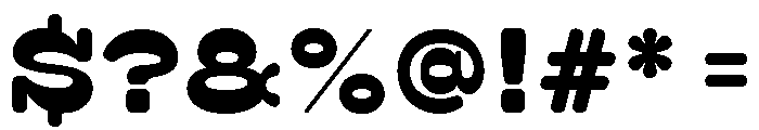 Surfbird Slab Round Bold Font OTHER CHARS