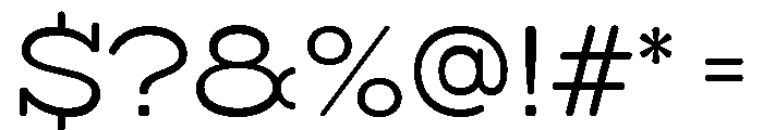 Surfbird Slab Round Light Font OTHER CHARS
