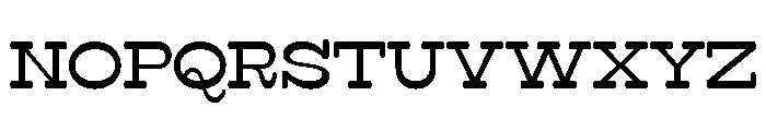 Surfbird Slab Round Regular Font LOWERCASE