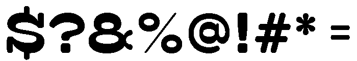 Surfbird Slab Round Semi Bold Font OTHER CHARS