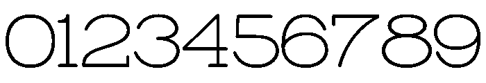 Surfbird Slab Round Thin Font OTHER CHARS