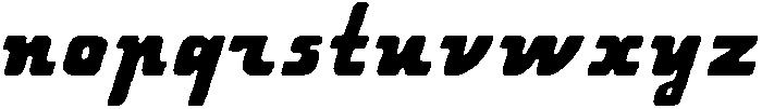 SV Court Crush Regular otf (400) Font LOWERCASE