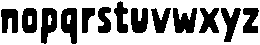 SV Late Neighbor Regular otf (400) Font LOWERCASE