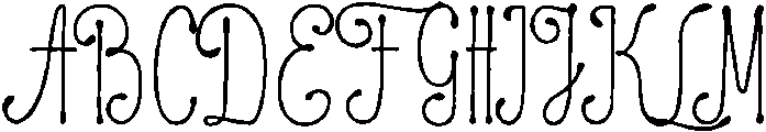 SV Parfum De Minuit Regular otf (400) Font UPPERCASE