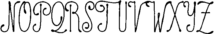 SV Parfum De Minuit Regular otf (400) Font UPPERCASE