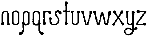 SV Parfum De Minuit Regular otf (400) Font LOWERCASE