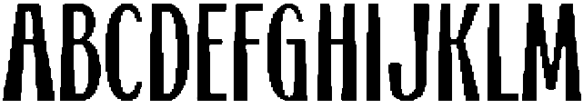 SV Pretty Serious Regular otf (400) Font UPPERCASE