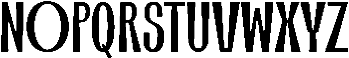 SV Pretty Serious Regular otf (400) Font UPPERCASE