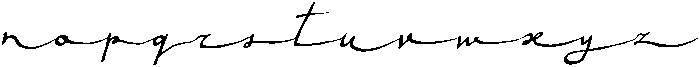 SV Restless Line Regular otf (400) Font LOWERCASE