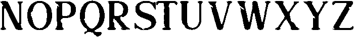 SVG otf (400) Font UPPERCASE