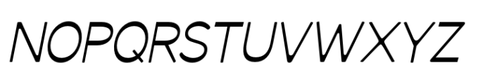 Svaiga Light Italic Font UPPERCASE