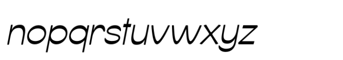 Svaiga Light Italic Font LOWERCASE