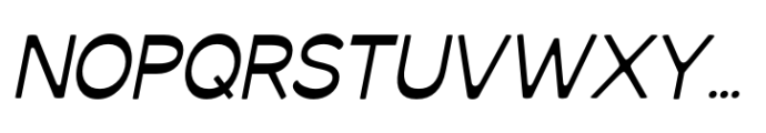Svaiga Medium Italic Font UPPERCASE