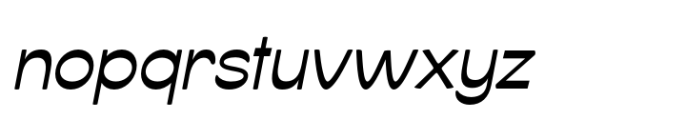 Svaiga Medium Italic Font LOWERCASE