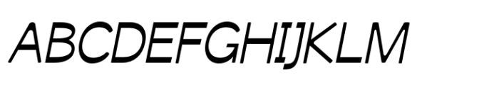 Svaiga Regular Italic Font UPPERCASE