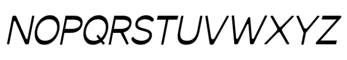 Svaiga Regular Italic Font UPPERCASE
