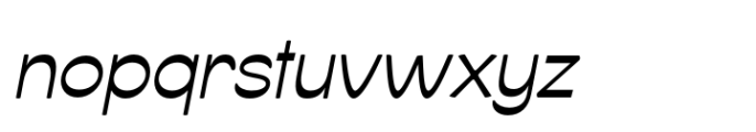Svaiga Regular Italic Font LOWERCASE
