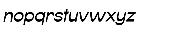 Svaiga Semi Bold Italic Font LOWERCASE