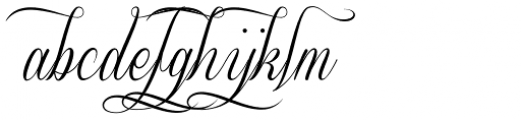 Sverige Script Decorated Font LOWERCASE