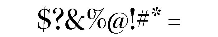 Swashington Jf Medium Font OTHER CHARS