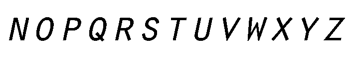 Sweet And Salty Italic Font LOWERCASE