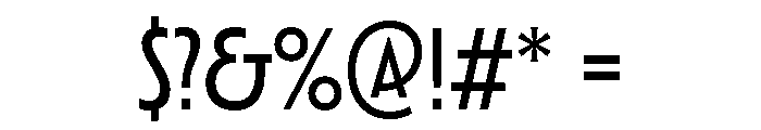 Sweet And Salty Medium Font OTHER CHARS