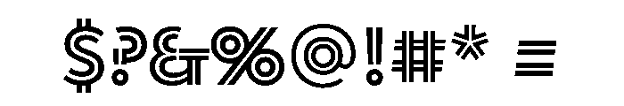 Sweet And Salty Semibold Font OTHER CHARS