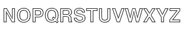 Swiss 721 Bold Font UPPERCASE