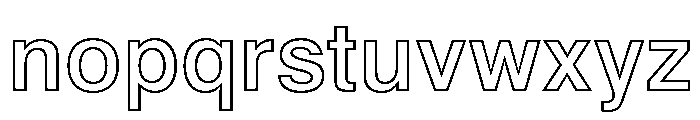 Swiss 721 Bold Font LOWERCASE