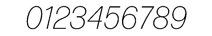 Swiss 721 Extra Light Italic Font OTHER CHARS