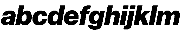 Swiss 721 Heavy Italic FONT