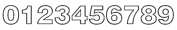 Swiss 721 Heavy Font OTHER CHARS