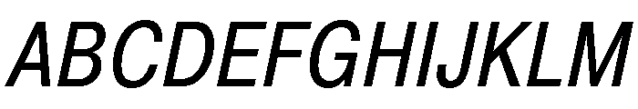 Swiss 721 Italic Font UPPERCASE