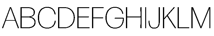 Swiss 721 Light Font UPPERCASE