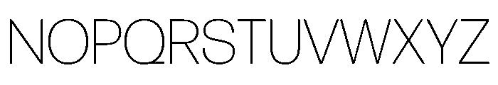 Swiss 721 Light Font UPPERCASE