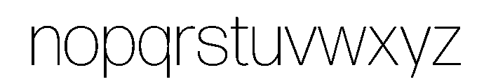 Swiss 721 Light Font LOWERCASE