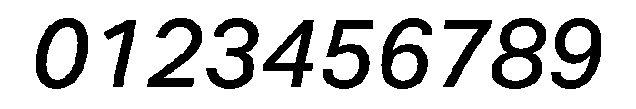 Swiss 721 Medium Italic Font OTHER CHARS