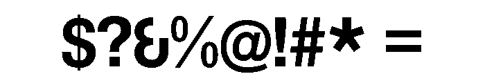 Swiss 721 Medium Font OTHER CHARS