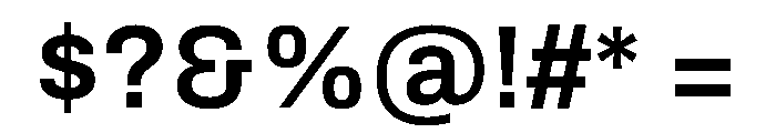 Swiss 721 Semibold Font OTHER CHARS