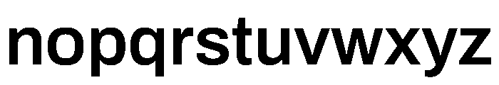 Swiss 721 Semibold Font LOWERCASE